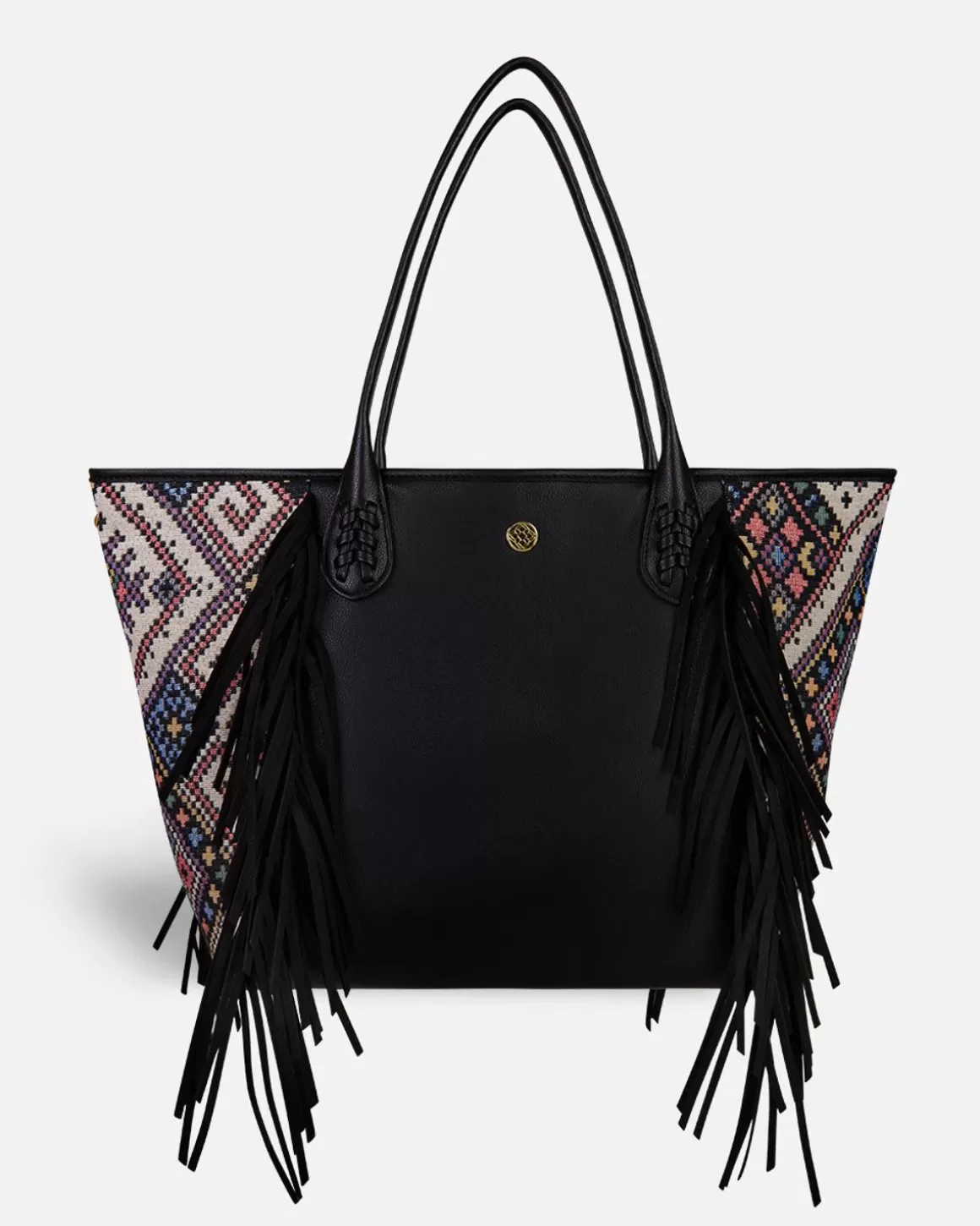 Lonbali Bolso Bonnie Ethnic Negro | Bolsos Shopper