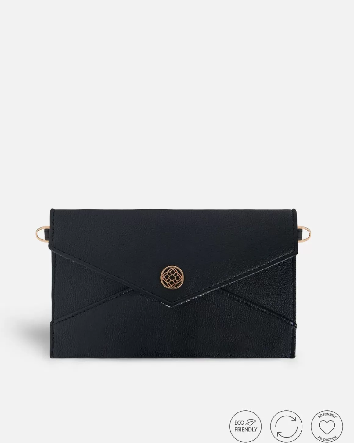 Lonbali Cartera Basic Negro | Bolsos Bandolera