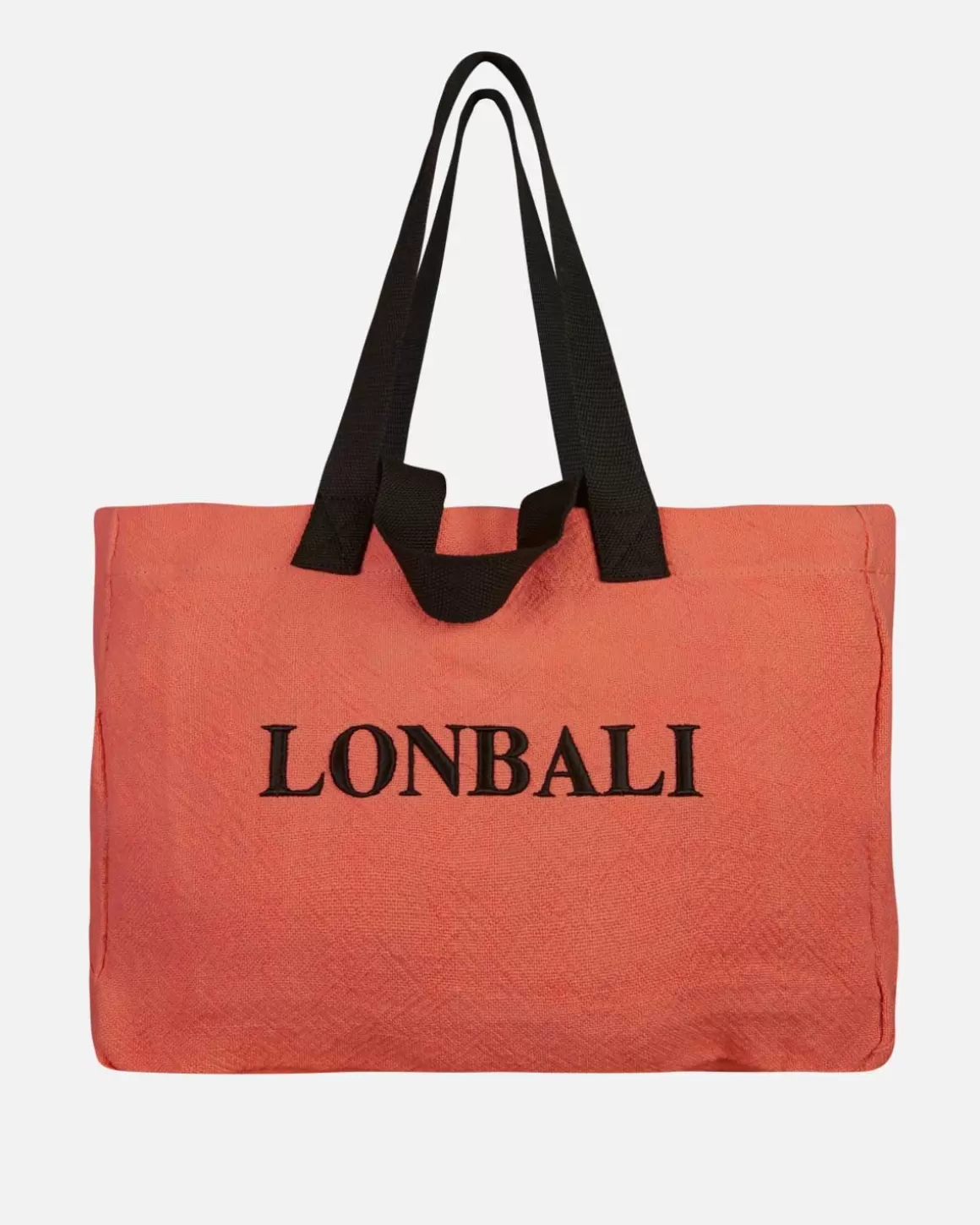 Lonbali Flax Tote Bag Coral | Bolsos Shopper