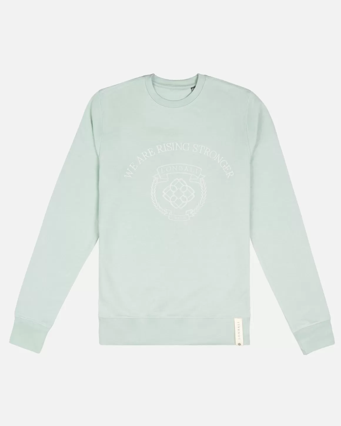 Lonbali Sudadera Escudo Sage | Mujer Sudaderas